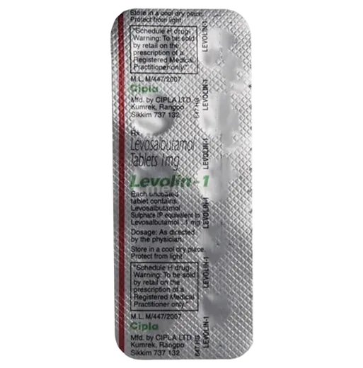 levolin 1mg tablet 10's